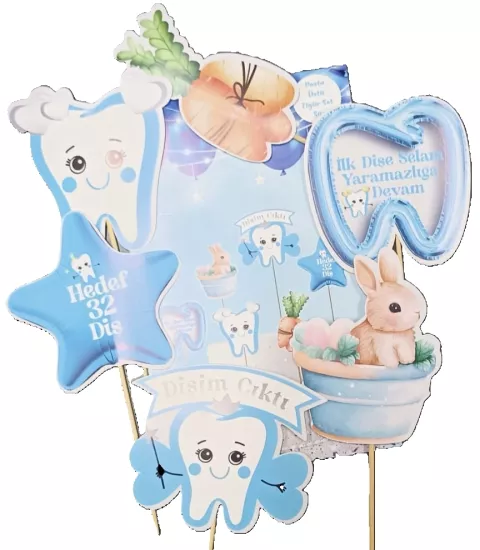 PASTA ÜSTÜ FİGÜR SET  PASTA SÜS